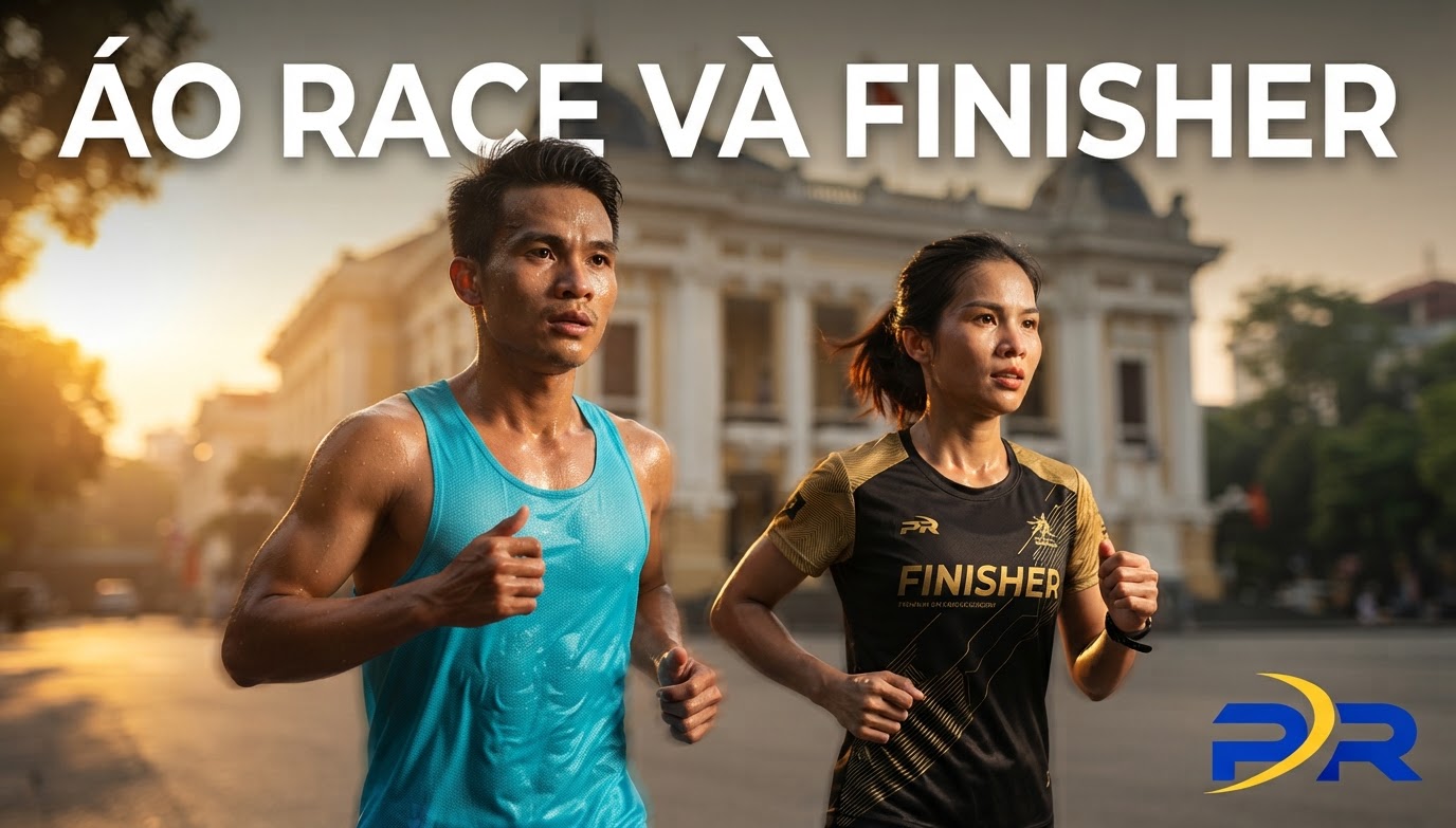 PHÂN BIỆT ÁO RACE VÀ ÁO FINISHER: HAI DI SẢN CỦA MỘT GIẢI CHẠY VỚI SỨ MỆNH HOÀN TOÀN KHÁC BIỆT