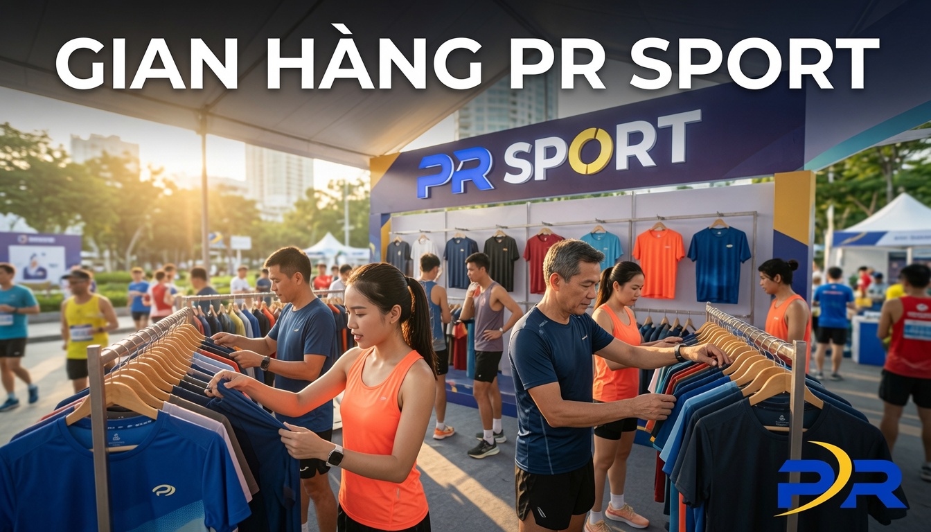 GIAN HÀNG PR SPORT TẠI CÁC GIẢI CHẠY MARATHON: ĐIỂM CHẠM CHIẾN THUẬT VÀ TRẢI NGHIỆM ĐỈNH CAO CHO CỘNG ĐỒNG RUNNER