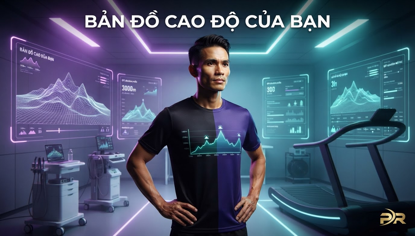 Thiết Kế Áo Chạy Bộ Cá Nhân Hóa: In Bản Đồ Cao Độ Trận Đấu Địa Hình Kinh Điển Của Bạn