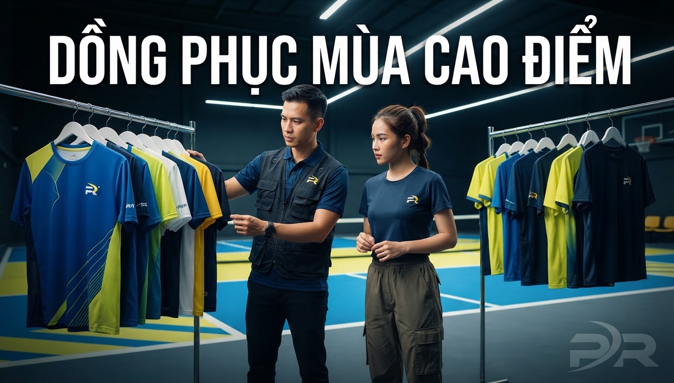 Chiến Lược Quản Trị & Xử Lý Đơn Hàng Đồng Phục Pickleball Số Lượng Lớn Mùa Cao Điểm: Tối Ưu Năng Suất, Chuẩn Hóa Kỹ Thuật May In Và Đảm Bảo Tiến Độ Sự Kiện