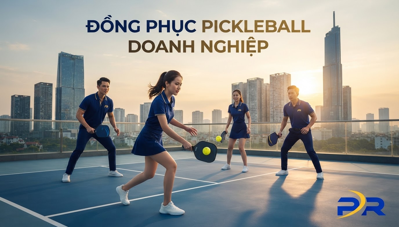Giải Pháp Đồng Phục Pickleball Doanh Nghiệp: Xu Hướng Thể Thao Kết Nối B2B & Định Vị Thương Hiệu Thời Thượng