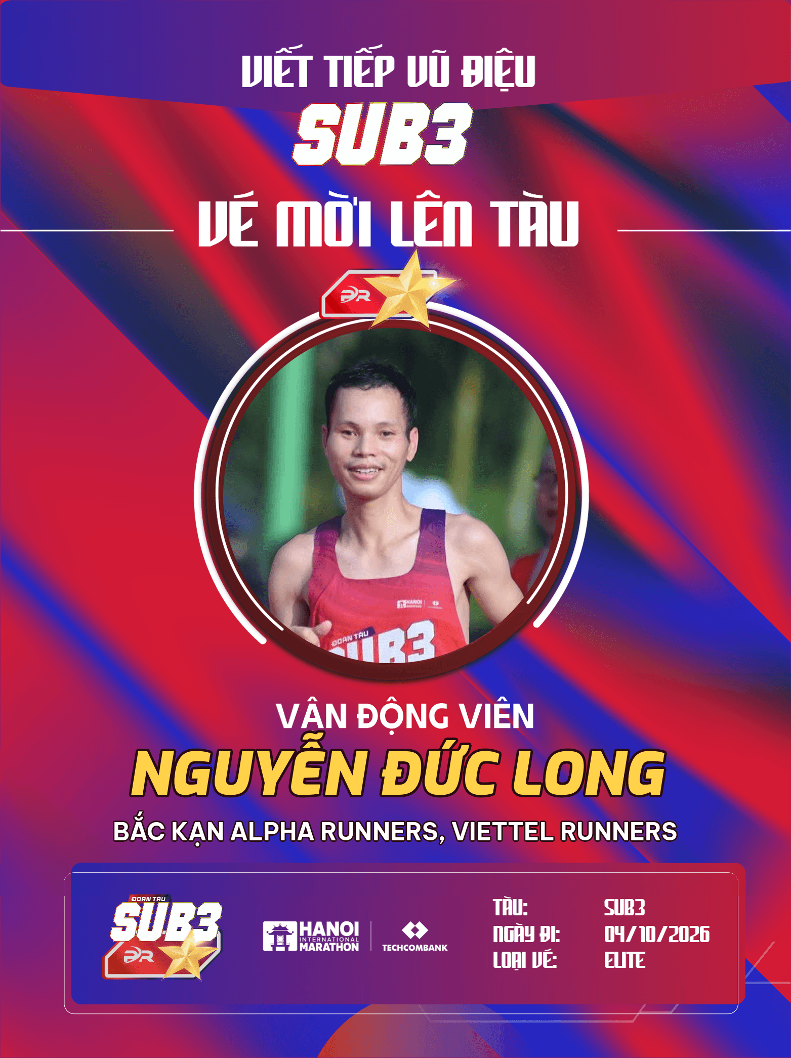 Nguyễn Đức Long: Bản Lĩnh Viettel Runners Và Hành Trình Viết Tiếp Vũ Điệu Sub 3 Tại Hà Nội 2026