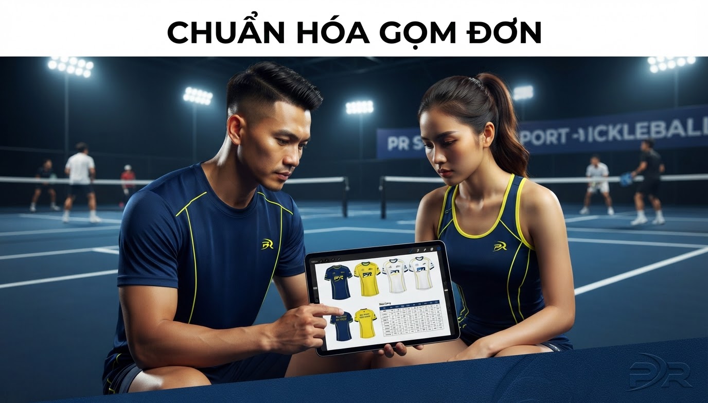 Chuẩn Hóa Mã Hóa Size Áo Và Tên In Trong File Gom Đơn Đồng Phục Pickleball Chuyên Nghiệp