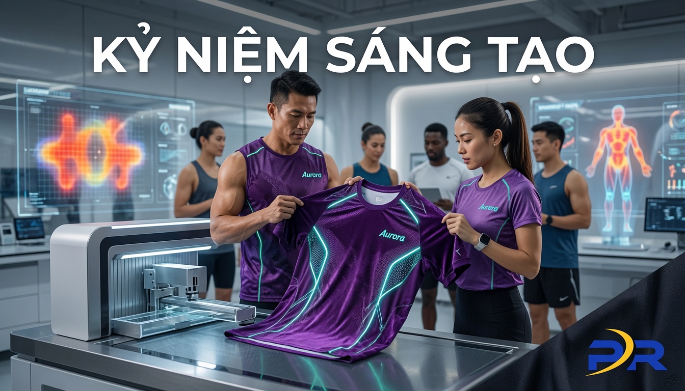 Kỹ Thuật Cá Nhân Hóa Áo Chạy Bộ Doanh Nghiệp: Giải Pháp Đồng Phục Hiệu Năng Cao Mừng Kỷ Niệm Thành Lập Công Ty