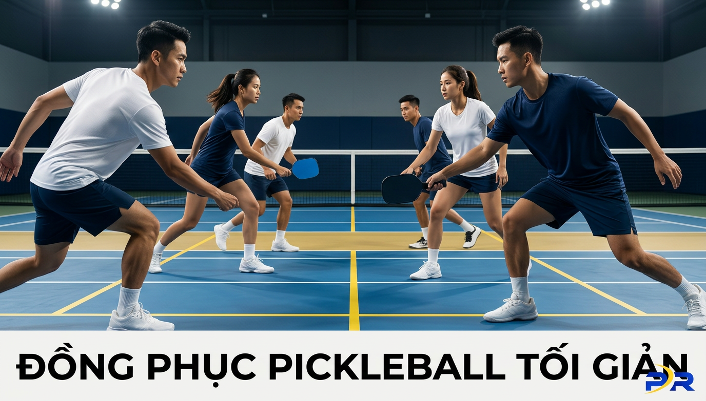 Thiết Kế Đồng Phục Pickleball Tối Giản Cho Sự Kiện Trải Nghiệm Khách Hàng: Giải Pháp Tối Ưu Hiệu Suất Và Nhận Diện Thương Hiệu