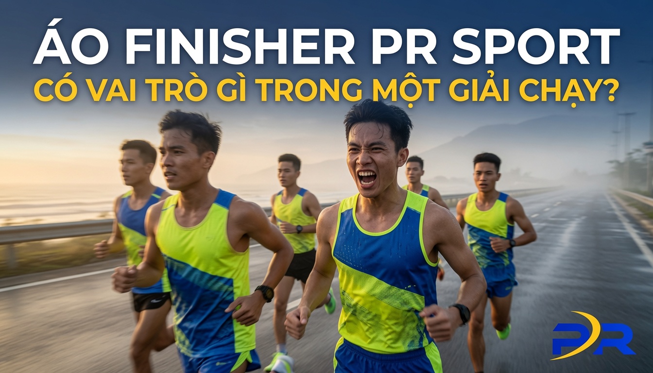Áo Finisher PR Sport Có Vai Trò Gì Trong Một Giải Chạy?