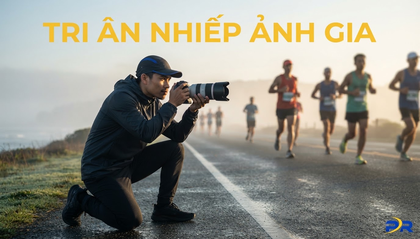 Chương Trình Quà Tặng Tri Ân Đội Ngũ Nhiếp Ảnh Gia: Tôn Vinh Những Người Nghệ Sĩ Thầm Lặng Trên Từng Cung Đường Chạy