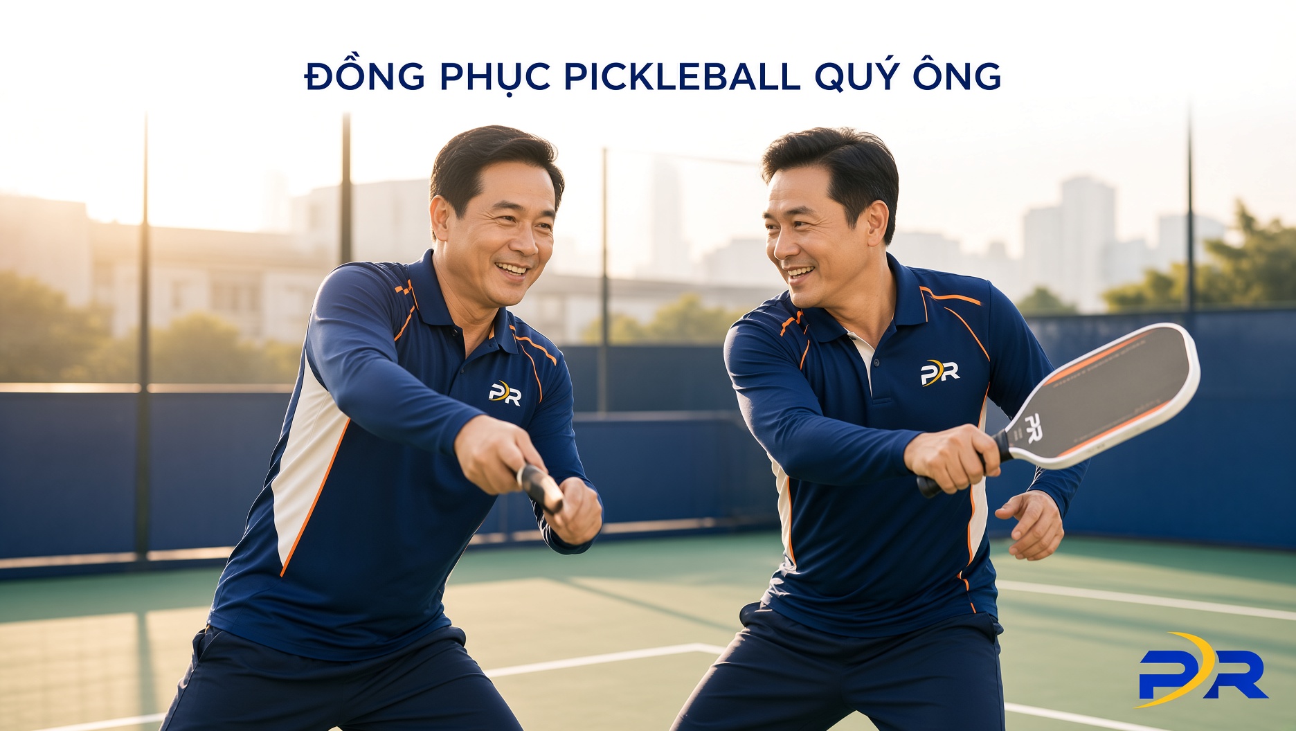 Giải Pháp Phối Màu Đồng Phục Pickleball Cao Cấp Cho Nhóm Nam Trung Niên: Đẳng Cấp, Phong Độ Và Khoa Học Sợi Vải PR Sport