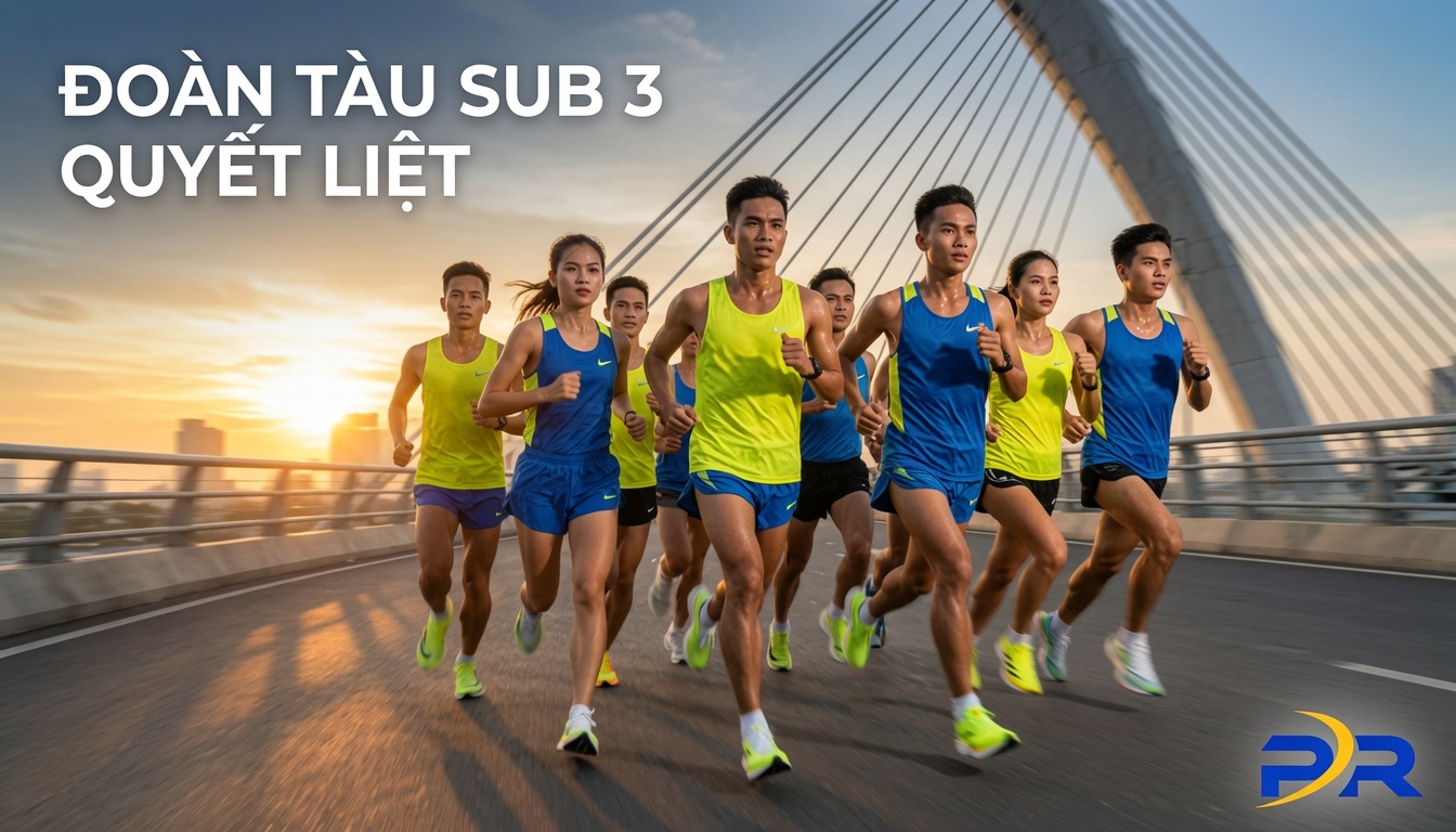 Đoàn Tàu Sub 3 Và Điểm Chạm Cộng Đồng Đầy Cảm Hứng Tại Techcombank Marathon
