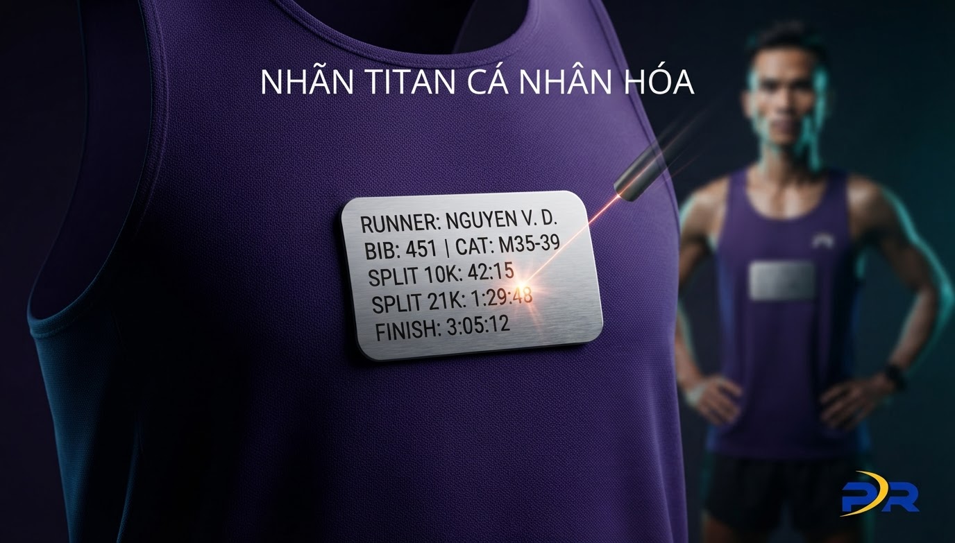 Giải Pháp Ép Nhãn Hợp Kim Titan Siêu Nhẹ Khắc Laser Tên Runner: Đột Phá Cá Nhân Hóa Trang Phục Chạy Bộ Hiệu Năng Cao