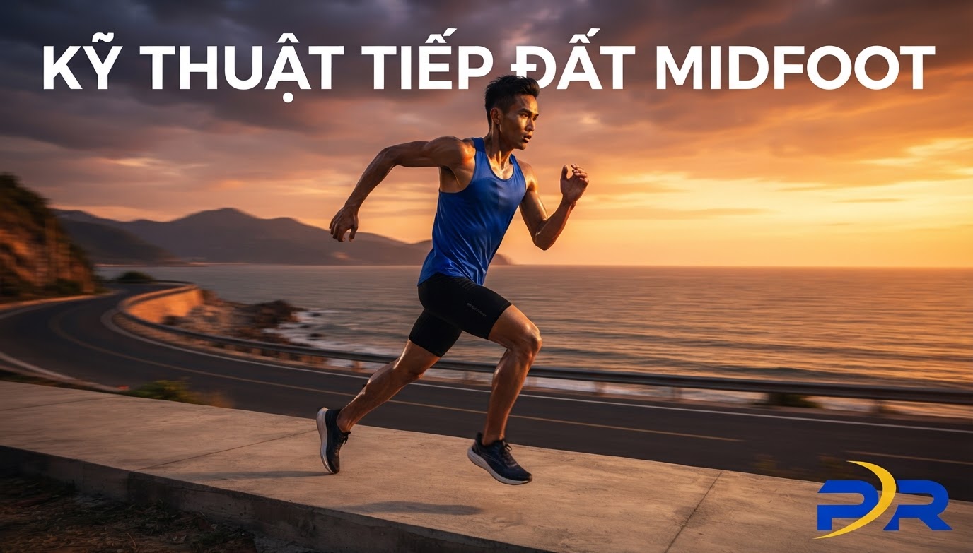 Kỹ Thuật Tiếp Đất Midfoot: Giải Pháp Cơ Học Tối Ưu Giúp Phân Tán Lực Chấn Động Toàn Diện Trong Chạy Bộ