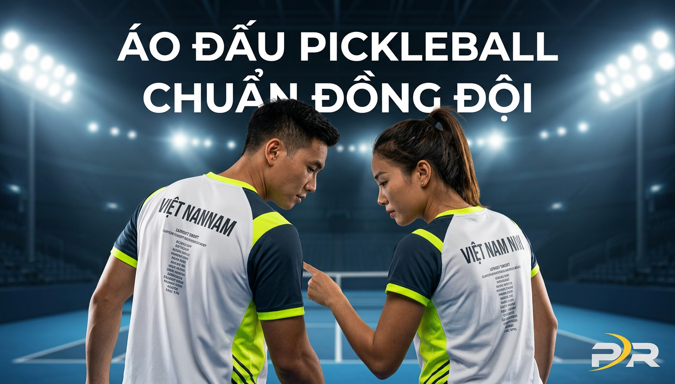 Cẩm Nang Kiểm Tra Chính Tả Và Kỹ Thuật Cá Nhân Hóa Áo Đấu Pickleball Đồng Đội
