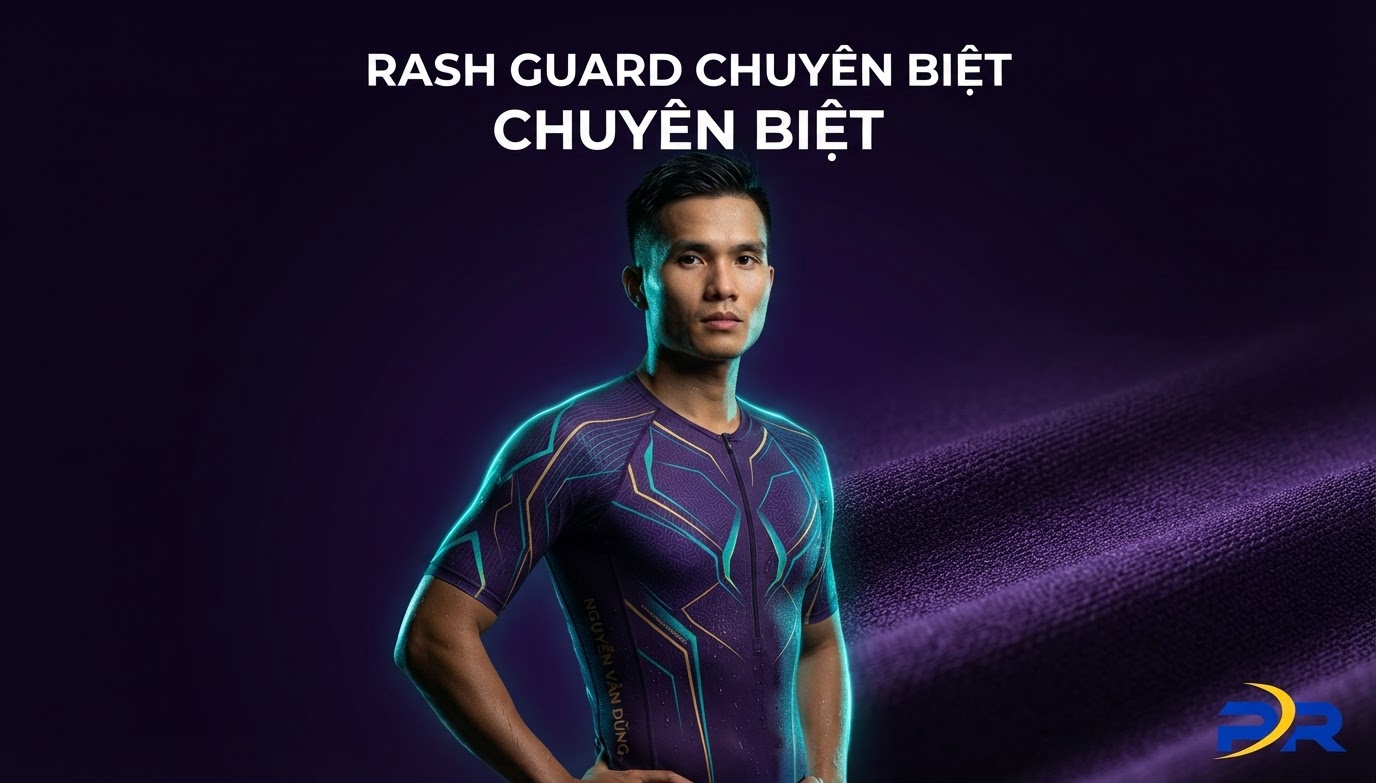 Kỹ Thuật May Đo & Cá Nhân Hóa Áo Bơi Chống Nắng (Rash Guard) Hiệu Năng Cao Cho Thể Thao Dưới Nước