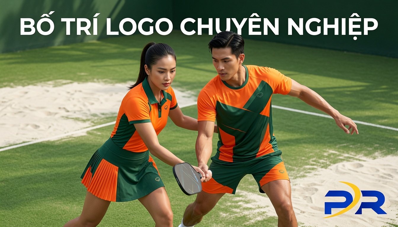Giải Pháp Bố Trí Logo Trên Đồng Phục Pickleball Nhiều Nhà Tài Trợ: Nghệ Thuật Phân Cấp Thị Giác Và Công Nghệ Sợi Kỹ Thuật Số