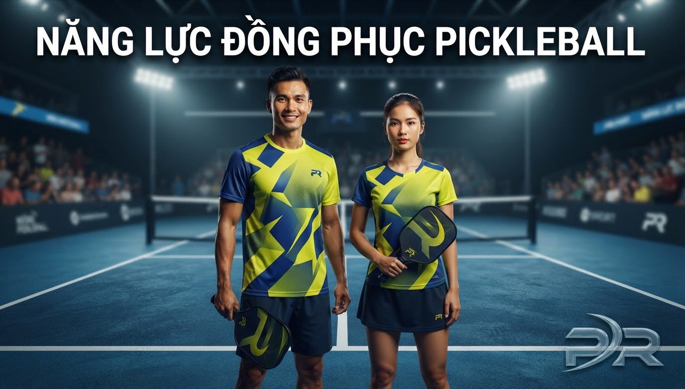 Chiến Lược Xây Dựng Bộ Ảnh Năng Lực Sản Xuất Đồng Phục Pickleball Chuyên Nghiệp: Tiêu Chuẩn Visual Kỹ Thuật Và Nhận Diện Đội Tuyển Cùng PR SPORT
