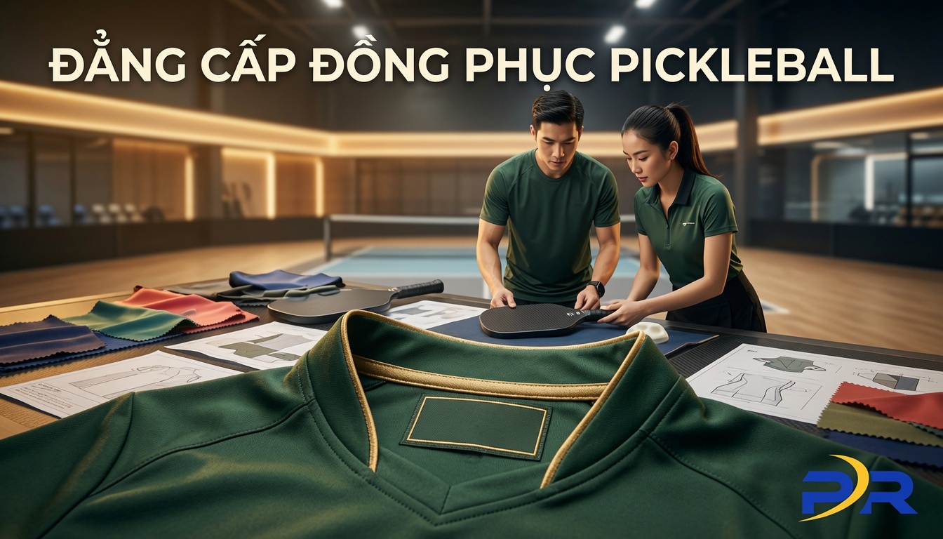 Giải Pháp Nhãn Dệt Và Tem Cổ Áo Định Danh: Chi Tiết Nhỏ Kiến Tạo Vị Thế Chuyên Nghiệp Cho Đồng Phục CLB Pickleball Cao Cấp