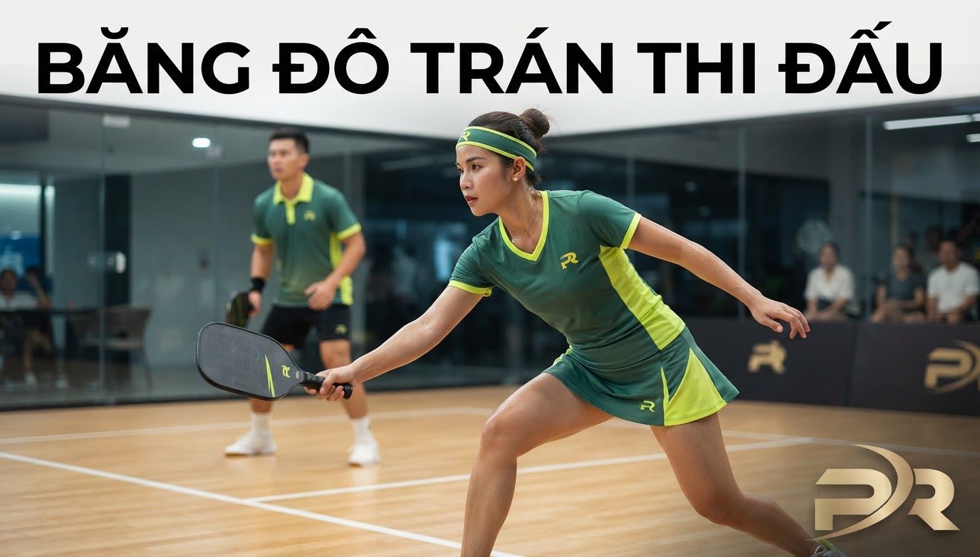 Băng Đô Cài Tóc Và Băng Đô Trán Pickleball Dệt Sợi Co Giãn Cao Cấp: Giải Pháp Giữ Tóc Gọn Gàng Và Ngăn Mồ Hôi Tối Ưu Thi Đấu