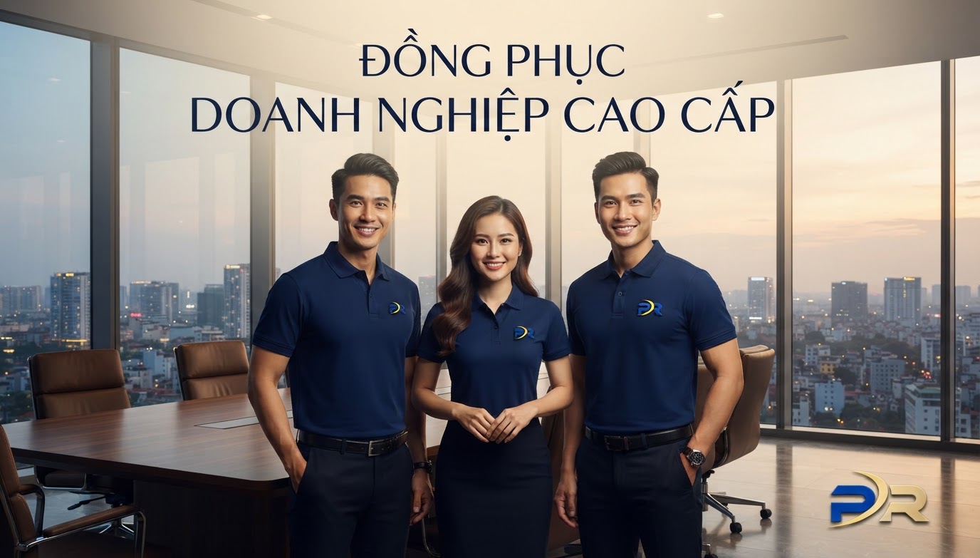 Công Nghệ Thêu Vi Tính Và In Decal Silicon Nổi 3D Cao Cấp Cho Áo Polo Đồng Phục Doanh Nghiệp