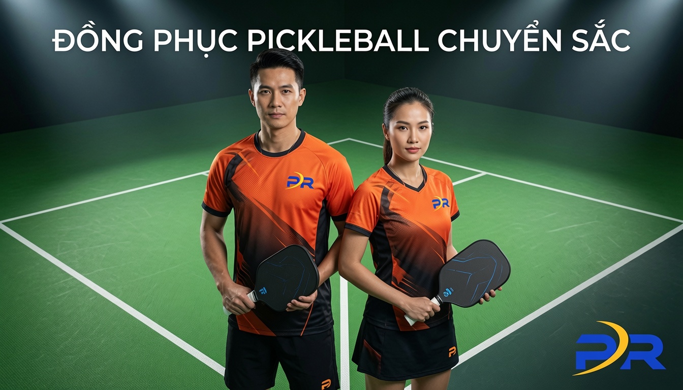 Nghệ Thuật Phối Họa Tiết Chuyển Sắc (Gradient) Trên Đồng Phục Pickleball Chuyên Nghiệp