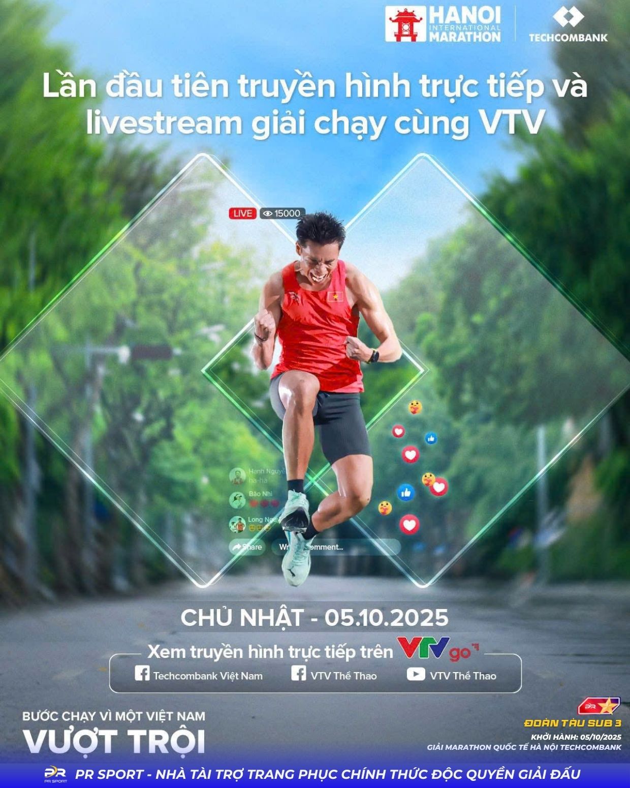 Truyền Hình Trực Tiếp Giải Marathon Quốc Tế Hà Nội Techcombank Lần Đầu Tiên Trên VTV