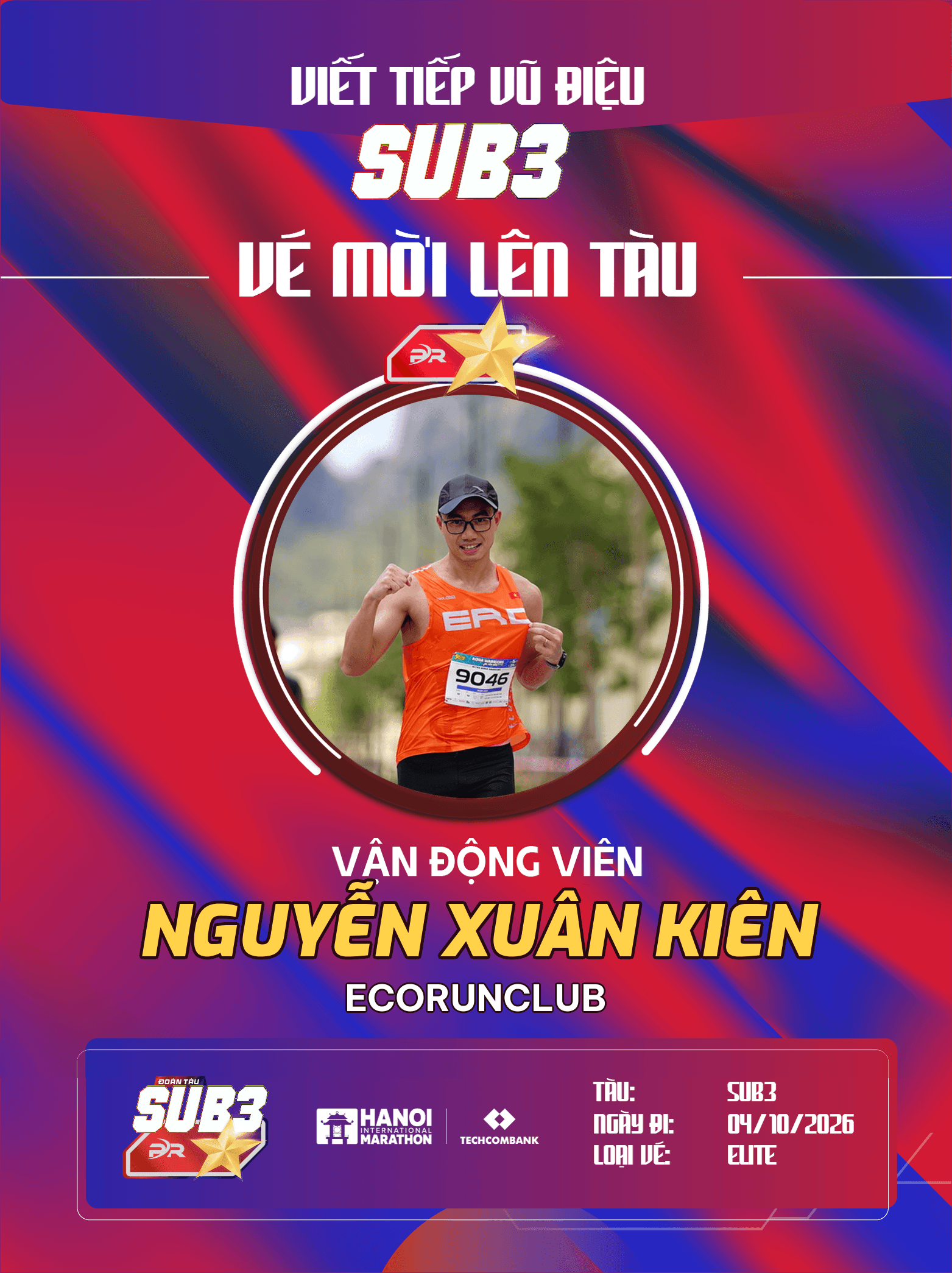 Nguyễn Xuân Kiên: Cú Bứt Phá Kỳ Tích Cùng Đoàn Tàu Sub 3 – 2026