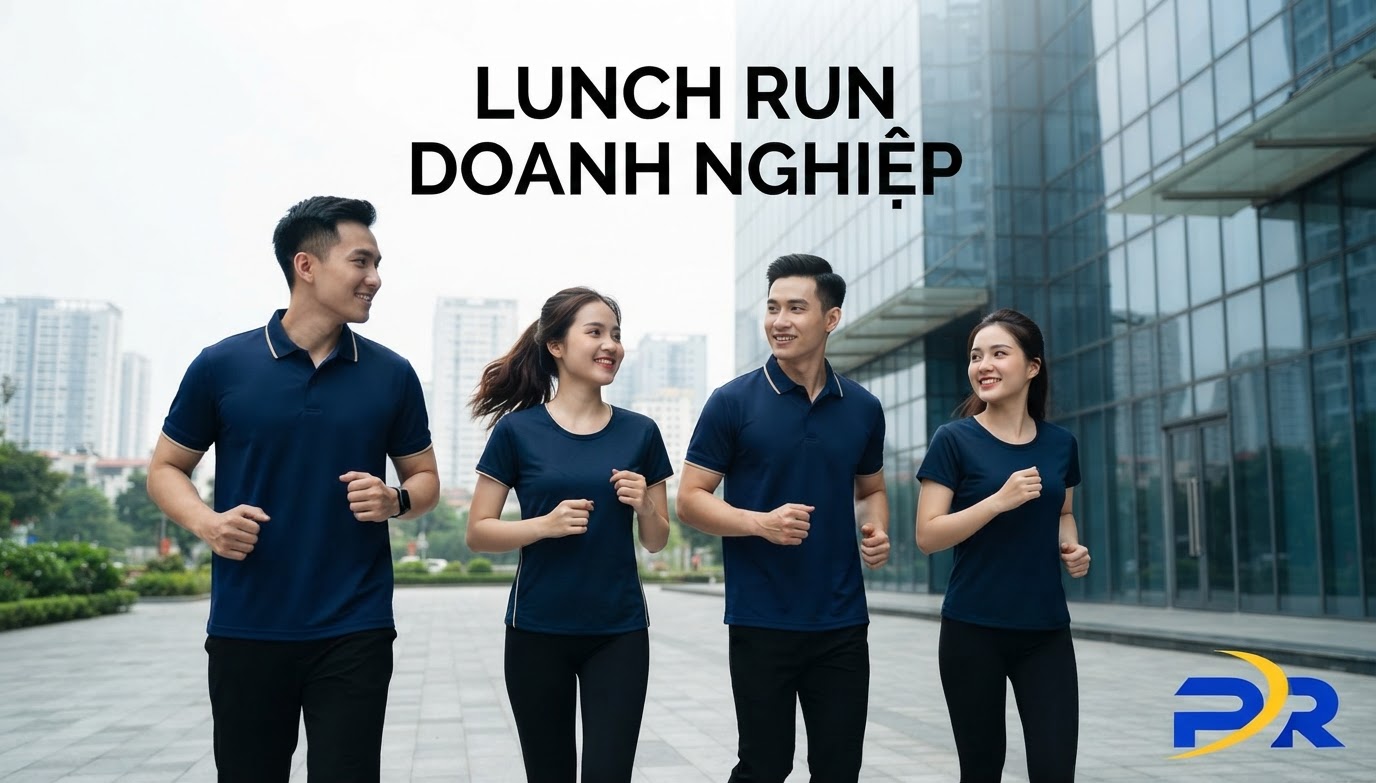 Thành Lập Câu Lạc Bộ 'Lunch Run' Chạy Nhẹ 3–5km: Giải Pháp Đồng Phục Thể Thao Doanh Nghiệp Tối Ưu Năng Suất Cho Nhân Sự Trẻ