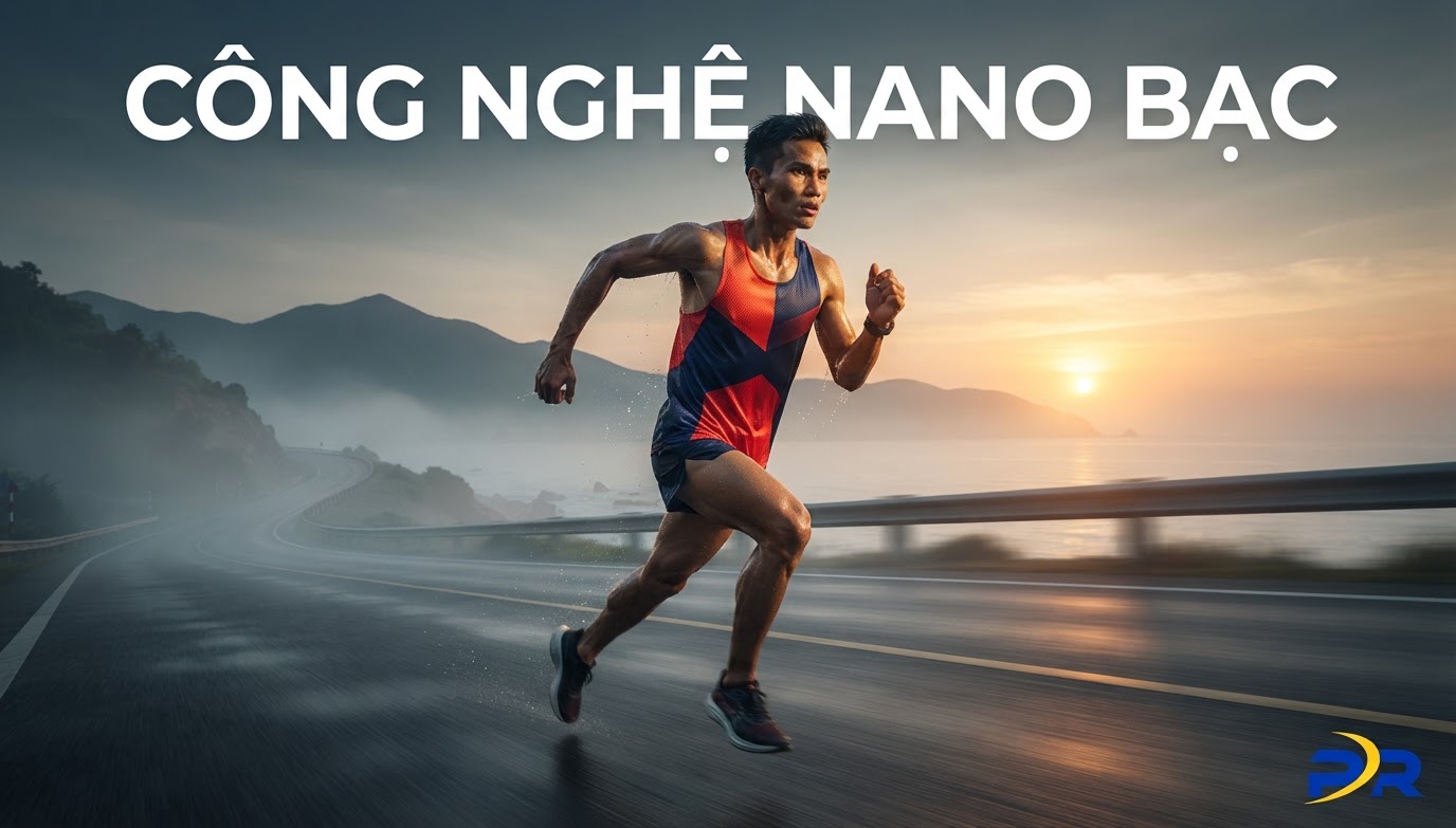 Công Nghệ Nano Bạc Trên Áo Giải Chạy PR Sport: Giải Pháp Kháng Khuẩn Và Khử Mùi Vĩnh Viễn Cho Vận Động Viên Marathon