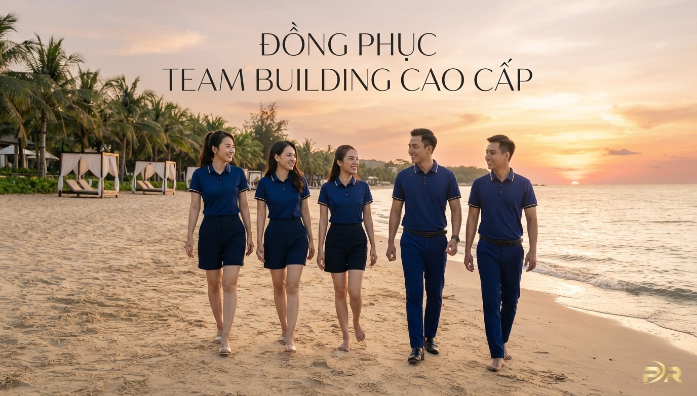 Giải Pháp Đồng Phục Team Building Bãi Biển Cao Cấp: Công Nghệ Thoát Nhiệt Khô Nhanh Và Kháng Cát Cho Doanh Nghiệp