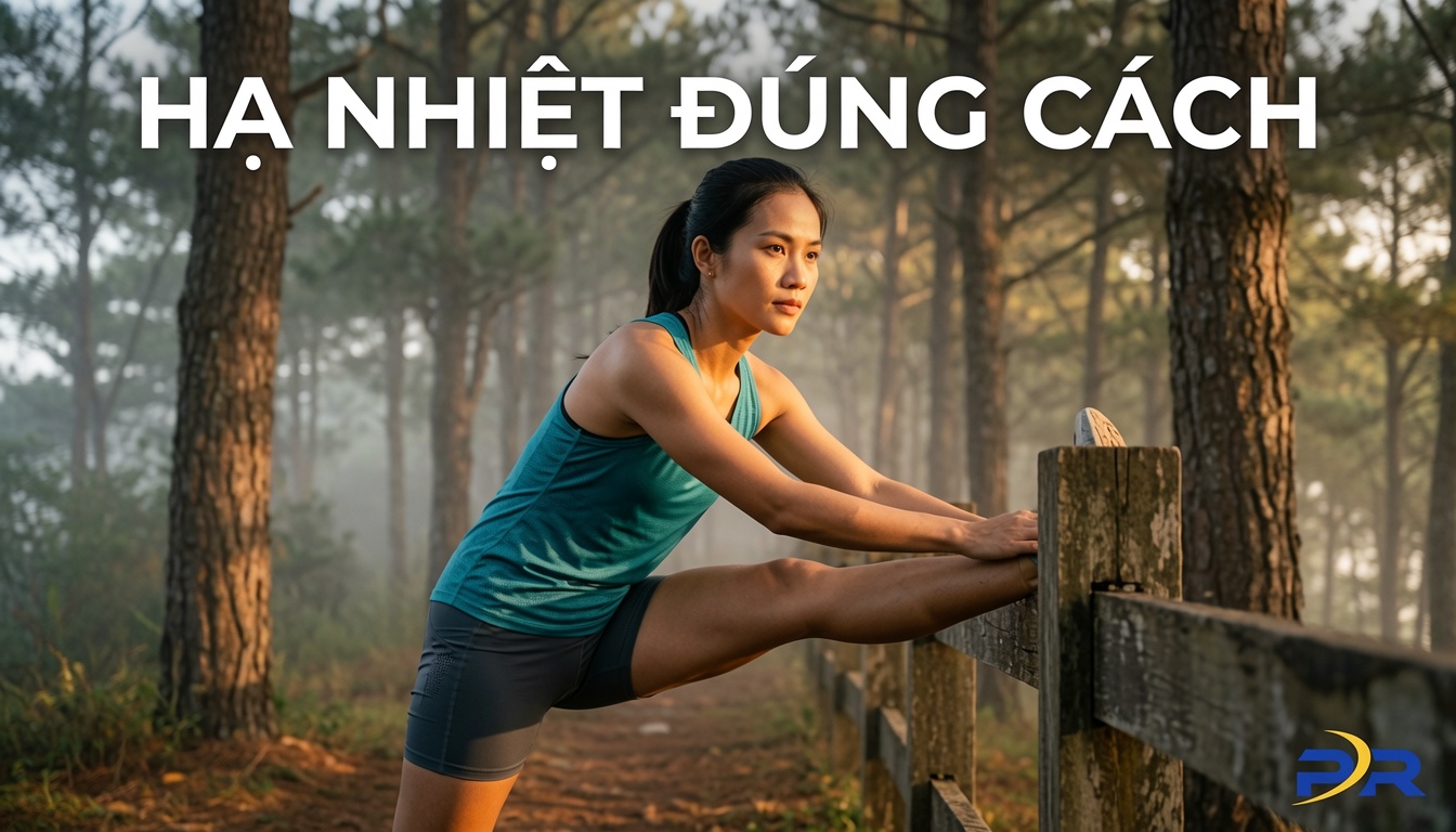 HƯỚNG DẪN HẠ NHIỆT (COOL-DOWN) ĐÚNG CÁCH: KHOA HỌC PHỤC HỒI TOÀN DIỆN CHO CHÂN CHẠY ĐỈNH CAO