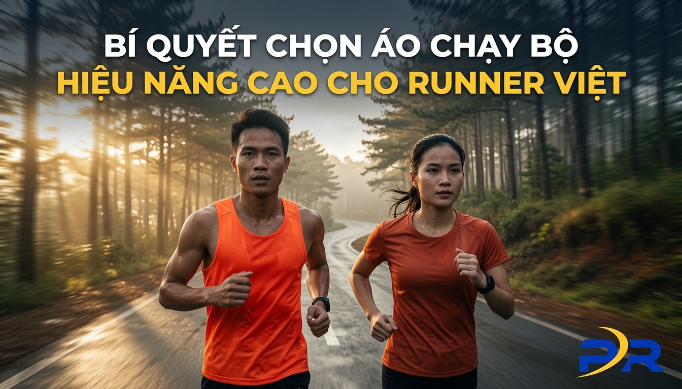 Bí Quyết Chọn Áo Chạy Bộ Hiệu Năng Cao Cho Runner Việt: Giải Mã Công Nghệ Sợi Vải Siêu Nhẹ Và Thoáng Khí Từ PR Sport