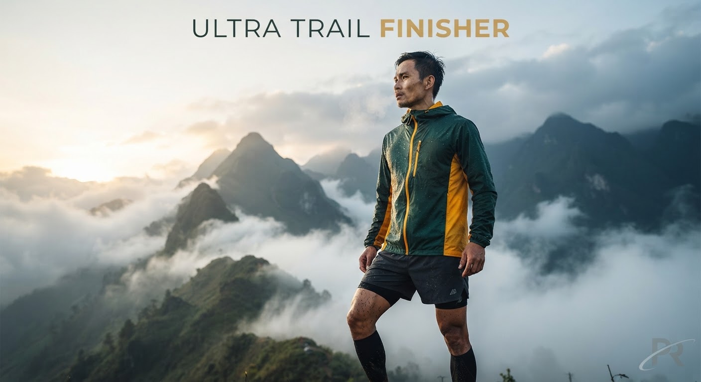 Áo Khoác Gió Finisher Cự Ly 100KM Và 70KM Giải Chạy Địa Hình: Biểu Tượng Kiêu Hãnh Của Đẳng Cấp Ultra Trail