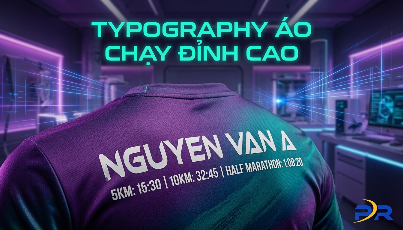 Nghệ Thuật Typography Trên Áo Đấu Chạy Bộ: Cách Khắc Chữ Cá Nhân Hóa Tối Ưu Nhận Diện Và Hiệu Suất Thể Thao