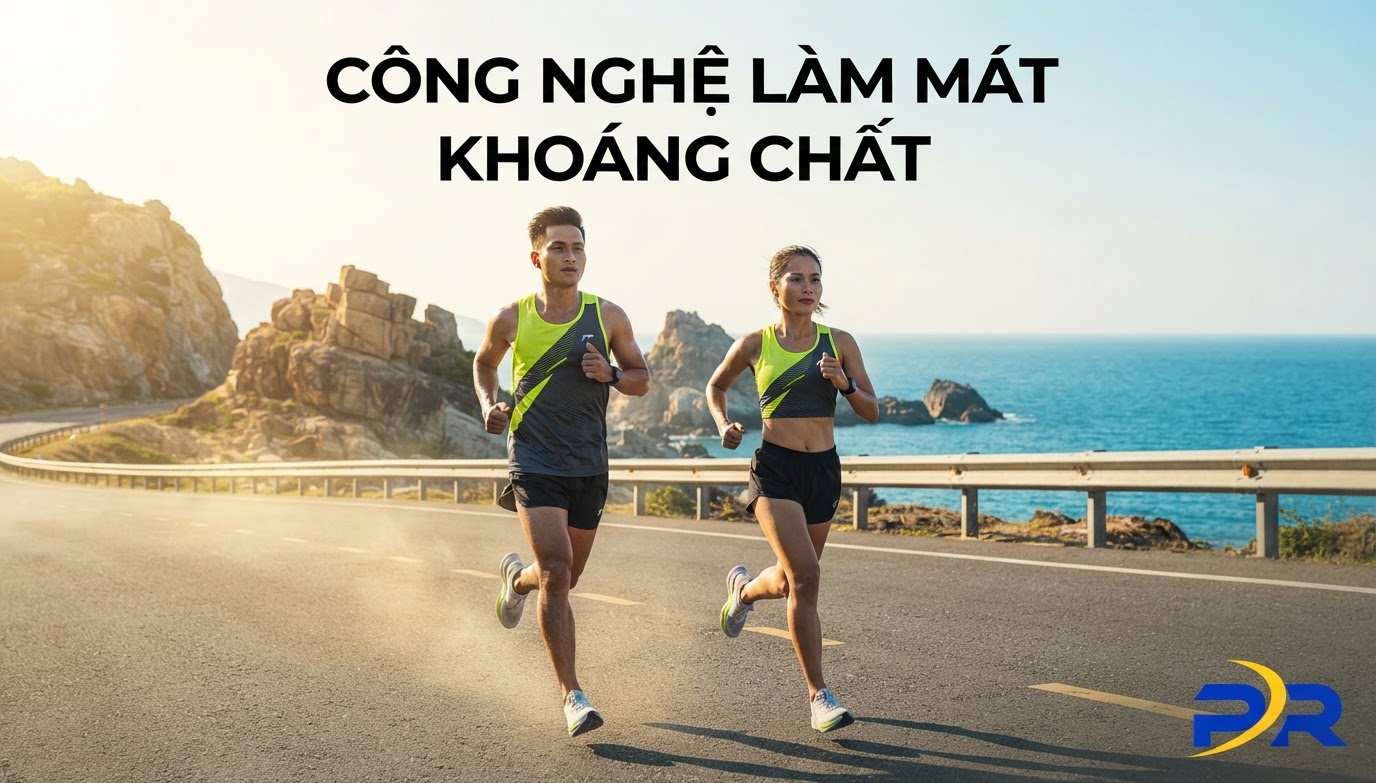 Kỹ Thuật Vải Khoáng Chất Làm Mát Cho Giải Chạy Mùa Hè Miền Trung: Giải Pháp Đồng Phục Thi Đấu Tối Ưu Nhiệt Lượng Từ PR SPORT