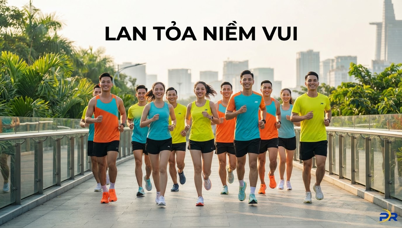 Thiết Kế Áo Thi Đấu Cự Ly Ngắn 5K Và 10K: Sắc Màu Rực Rỡ, Phong Cách Trẻ Trung Lan Tỏa Cảm Hứng Chạy Bộ Đại Chúng