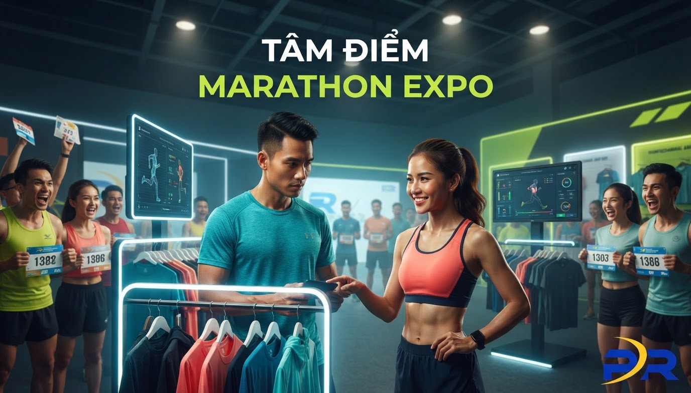 Gian Hàng Trải Nghiệm PR SPORT Tại Marathon Expo: Điểm Hẹn Bùng Nổ Năng Lượng Và Công Nghệ Thể Thao