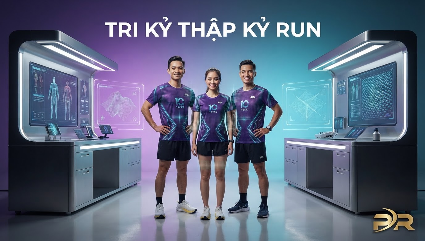 Giải Pháp Thiết Kế Áo Chạy Bộ Độc Bản Kỷ Niệm Thập Kỷ Tình Bạn: Sự Kết Hợp Giữa Công Nghệ Dệt May Ergonomic Và Dấu Ấn Tri Kỷ