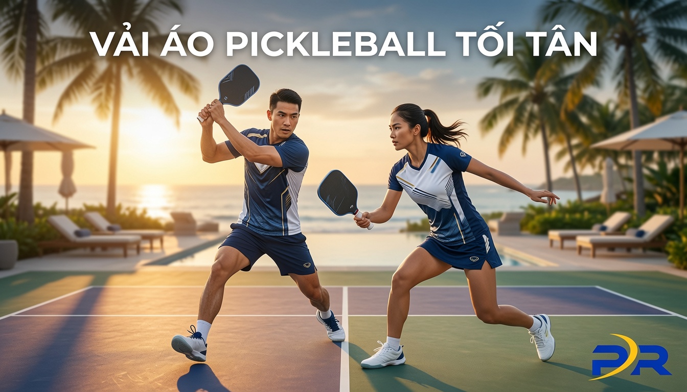 Chọn Vải Áo Pickleball Thoáng Khí, Nhanh Khô: Khoa Học Chất Liệu Tối Ưu Cho Khí Hậu Việt Nam