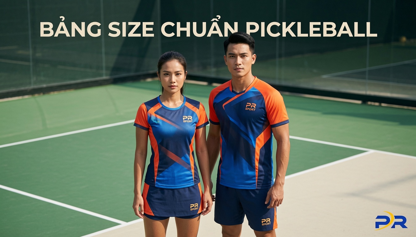 Giải Pháp Chọn Và Gửi Bảng Size Đồng Phục Pickleball Chuẩn Xác Cho Thành Viên