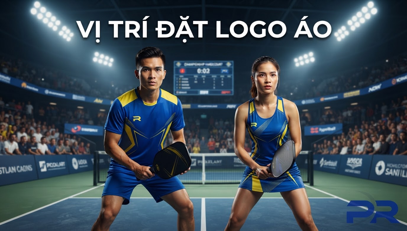 Có Nên Đặt Logo Ở Gấu Áo Hoặc Vùng Eo Áo Pickleball? Phân Tích Động Học Và Nhận Diện Thi Đấu Đỉnh Cao