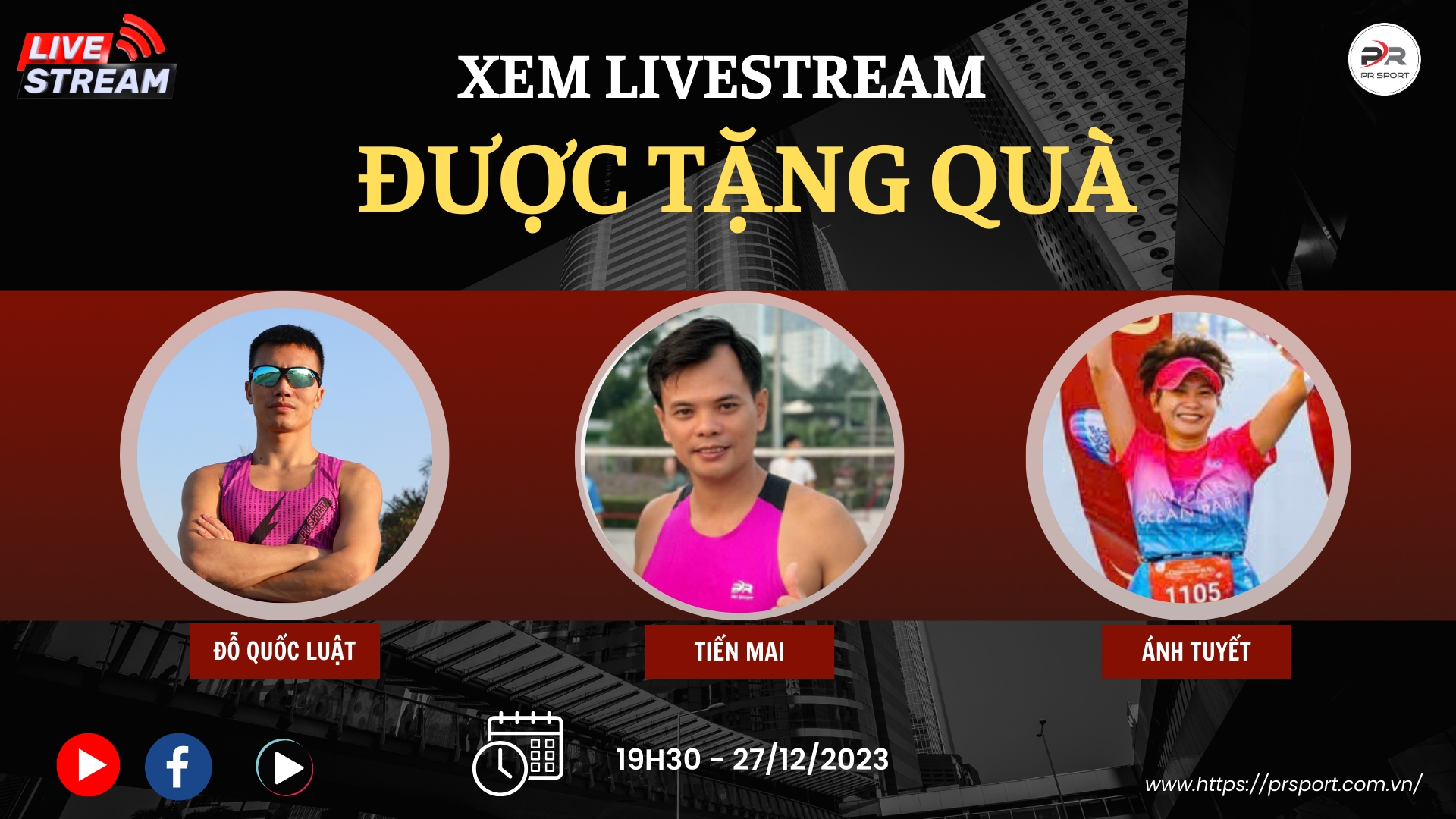 XEM LIVESTREAM ĐƯỢC NHẬN QUÀ