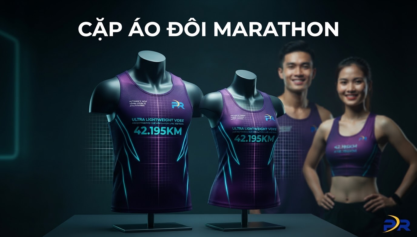 Giải Pháp Thiết Kế Cặp Áo Đôi Chinh Phục Cự Ly Full Marathon 42.195KM Đầu Tiên Cùng Nhau: Tối Ưu Hóa Công Thái Học Và Dấu Ấn Kỷ Niệm Cá Nhân