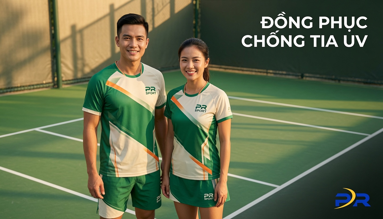 ÁO PICKLEBALL CÓ CẦN CHỐNG TIA UV KHI CHƠI NGOÀI TRỜI KHÔNG? GIẢI PHÁP ĐỒNG PHỤC CÔNG NGHỆ CAO TỪ PR SPORT