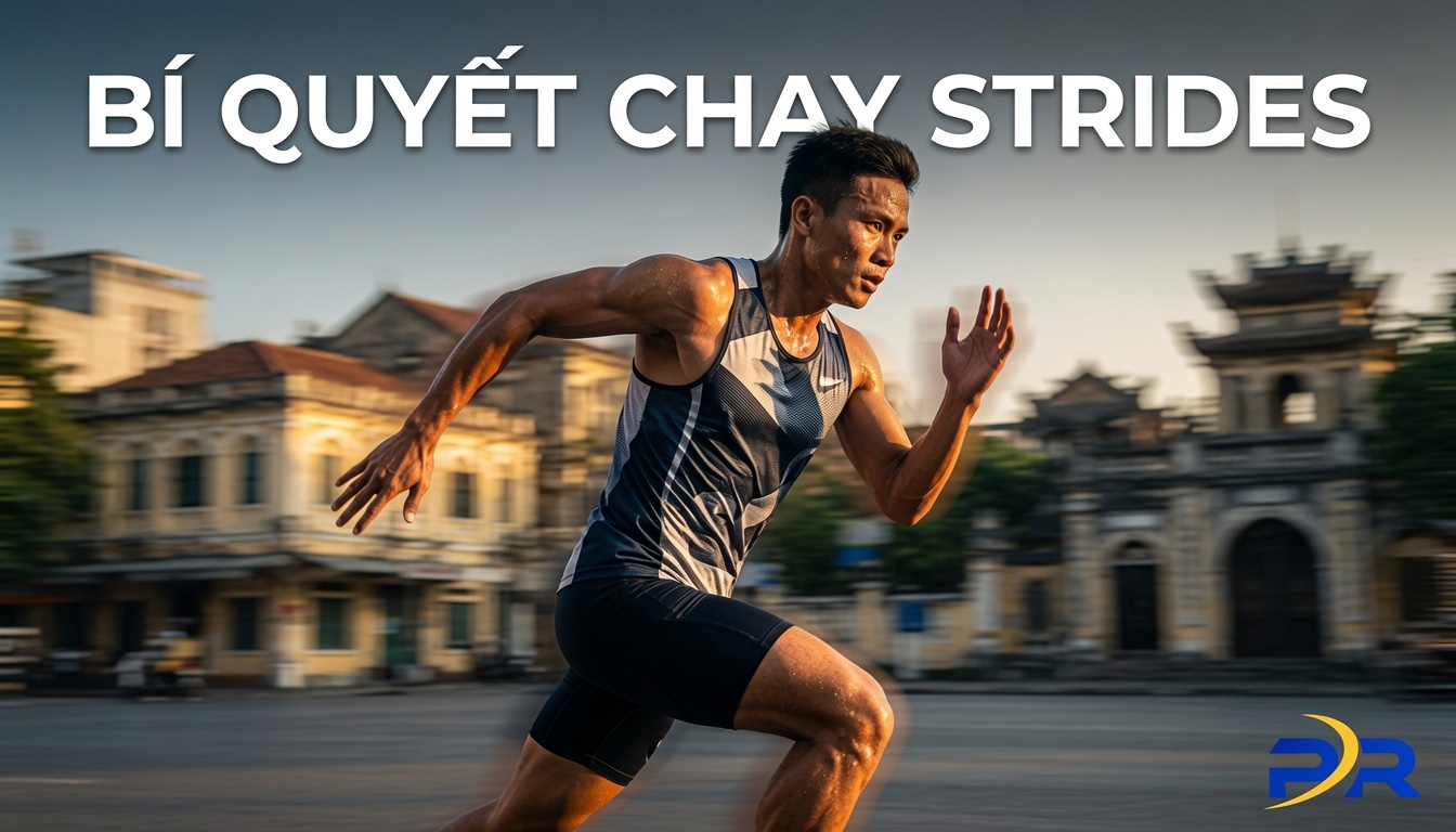 STRIDES LÀ GÌ? BÍ QUYẾT KÍCH HOẠT HỆ THẦN KINH CƠ VÀ GIỮ CẢM GIÁC TỐC ĐỘ TRONG TUẦN GIẢM TẢI TRƯỚC GIẢI CHẠY