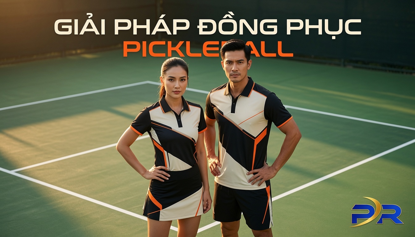 Giải Pháp Khắc Phục Hoàn Toàn Tình Trạng Áo Pickleball Bị Bai Cổ: Công Nghệ Sợi Khóa Form Cao Cấp Từ PR SPORT