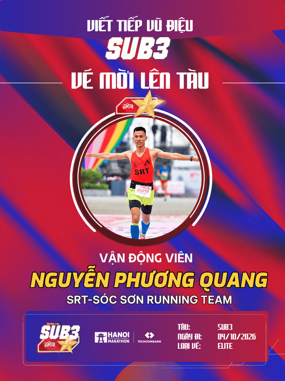 Nguyễn Phương Quang – Bản Lĩnh Sóc Sơn Tự Tin Bứt Phá Cùng Đoàn Tàu Sub 3