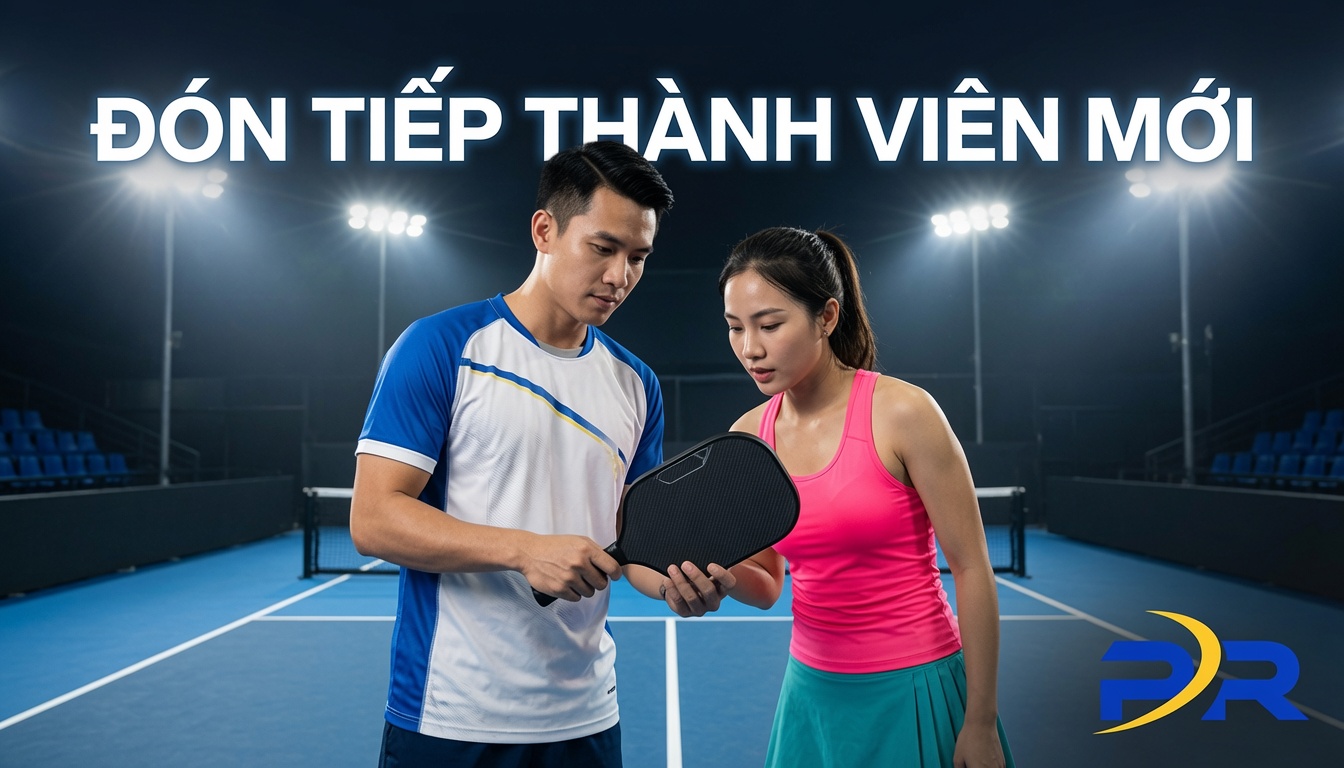 HƯỚNG DẪN QUY TRÌNH ĐÓN TIẾP THÀNH VIÊN MỚI TẠI CÂU LẠC BỘ PICKLEBALL KHU DÂN CƯ CHUẨN CHUYÊN NGHIỆP VÀ AN TOÀN