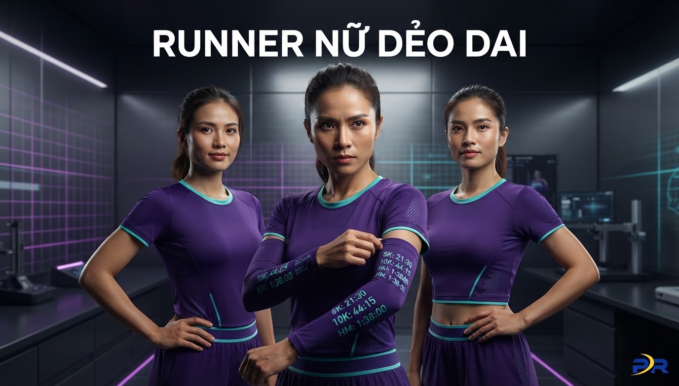 Đồng Phục Nhóm Runner Nữ Công Sở: Giải Pháp May Đo Tối Ưu Hóa Công Năng, Tôn Dáng Tự Nhiên Và Bứt Phá Dẻo Dai Trên Mọi Cung Đường