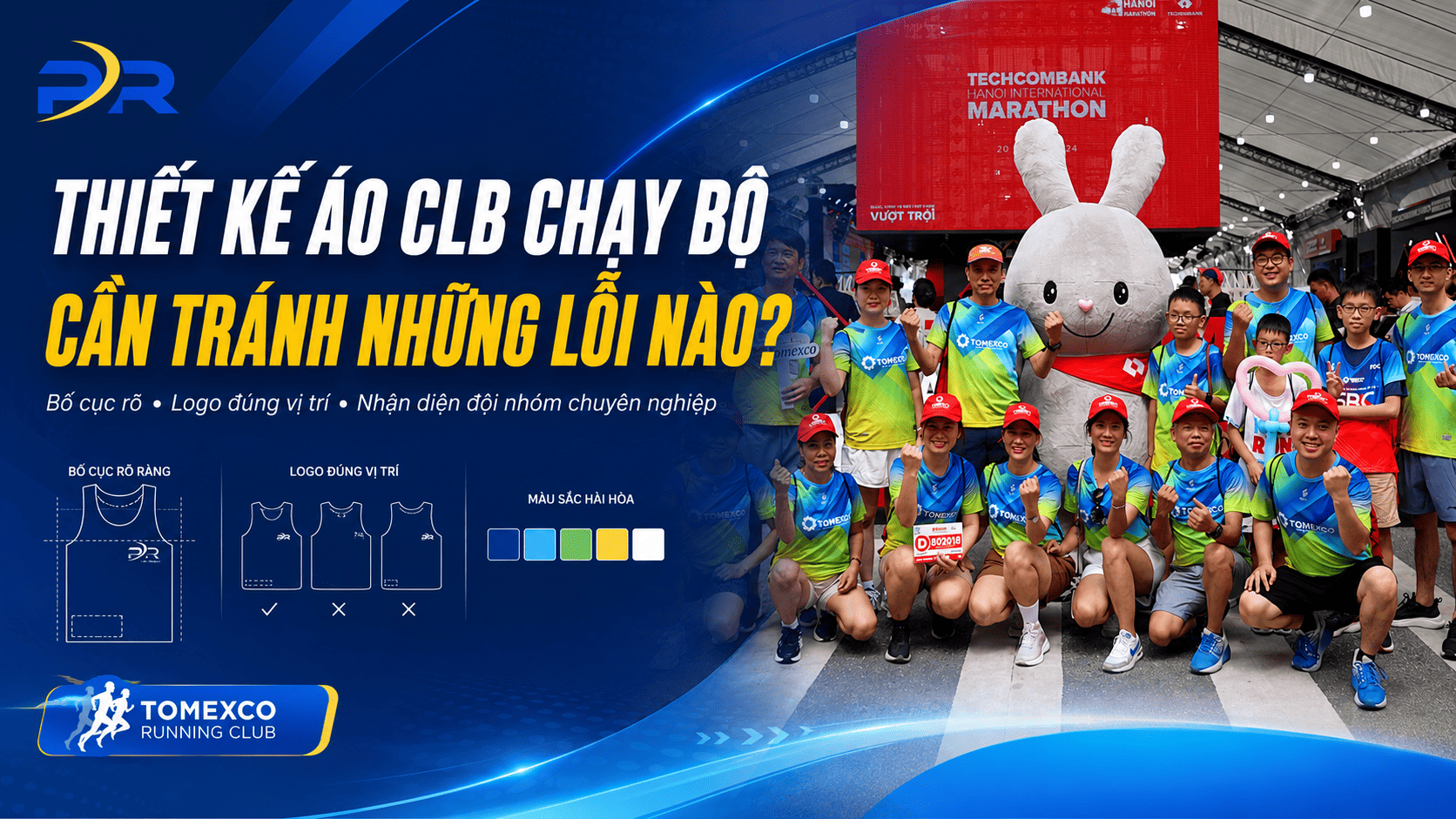 Thiết kế áo CLB chạy bộ cần tránh những lỗi nào? | PR SPORT