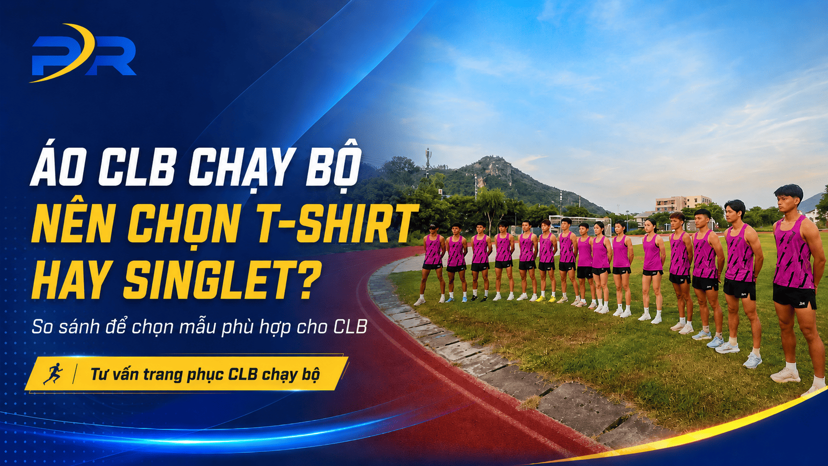Áo CLB chạy bộ nên chọn T-shirt hay singlet?
