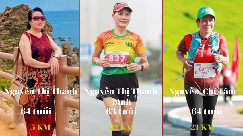 3 VĐV NỮ LỚN TUỔI NHẤT THAM DỰ TPM 2023